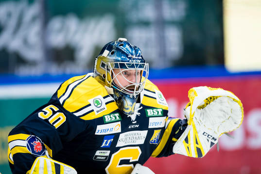Södertäljes målvakt Alexander Sahlin