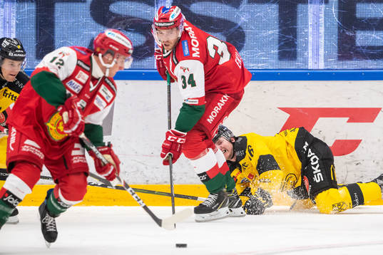 Moras Oscar Eklind och Västerås Jerome Gauthier Leduc