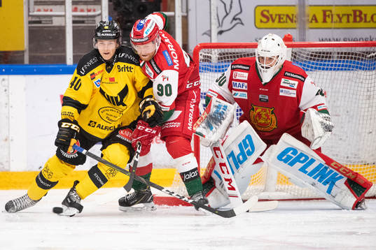 Västerås Isac Skedung och Moras Daniel Ljungren och Moras