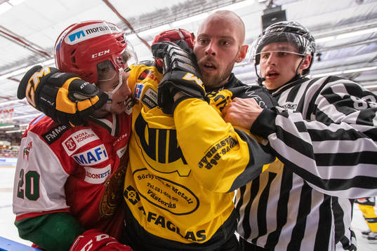 Västerås Morgan Hassel och Moras Nils Carnbäck