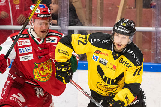 Moras Kristoffer Gunnarsson och Västerås Viktor Hertzberg