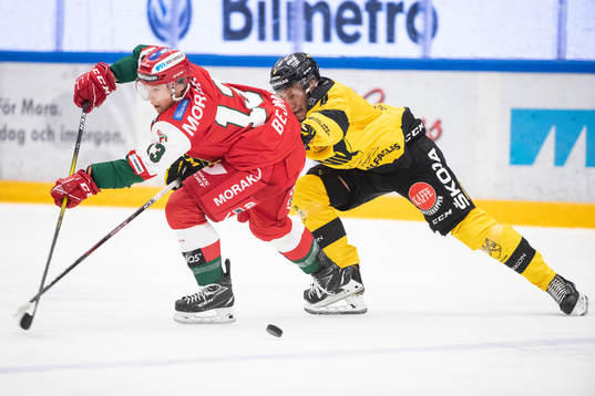 Moras Emil Bejmo och Västerås Morgan Hassel