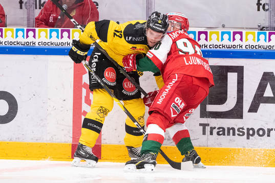 Västerås Fredrik Johansson och Moras Daniel Ljungren