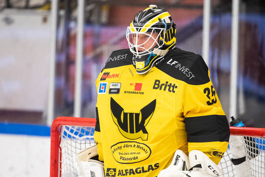 Västerås målvakt Emil Kruse