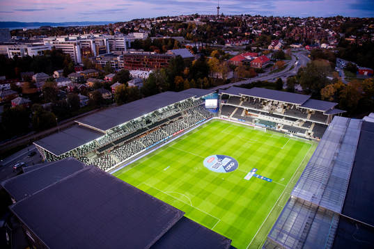 General exterior view of Lerkendal stadion
