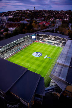 General exterior view of Lerkendal stadion
