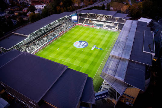 General exterior view of Lerkendal stadion