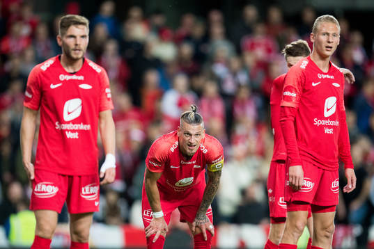 Vito Wormgoor of Brann looks dejected