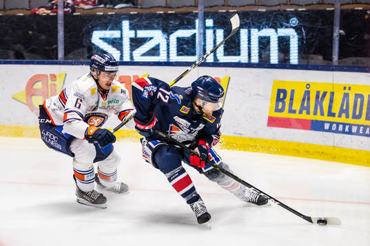 Linköpings Sebastian Karlsson och Växjös Linus Högberg