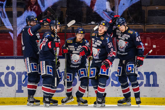 Linköpings Axel Ottosson jublar