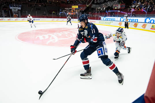 Linköpings Henrik Törnqvist och Växjös Brendan Shinnimin