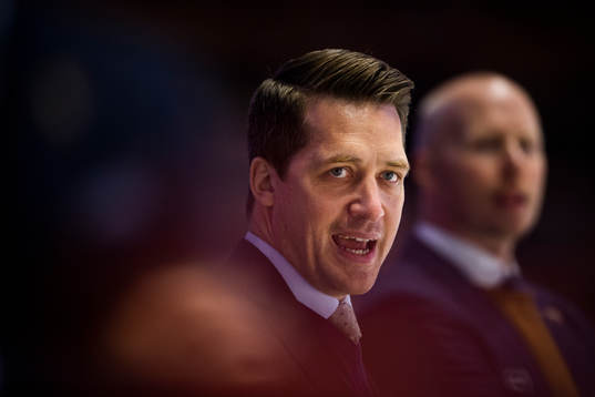 Växjös tränare Sam Hallam