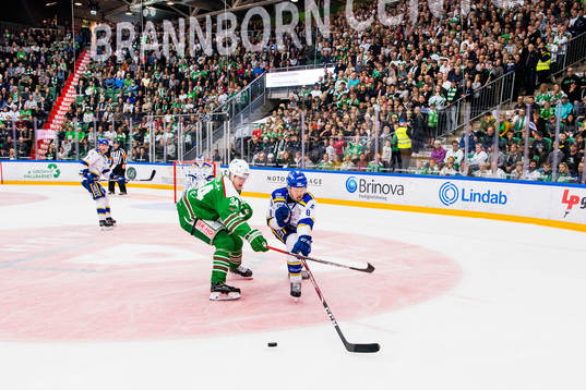 Rögles Adam Edström och Leksands Filip Johansson