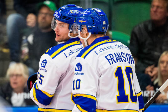 Leksands Jonas Ahnelöv och Leksands Johan Fransson