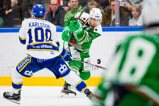 Rögles Kodie Curran och Leksands Martin Karlsson