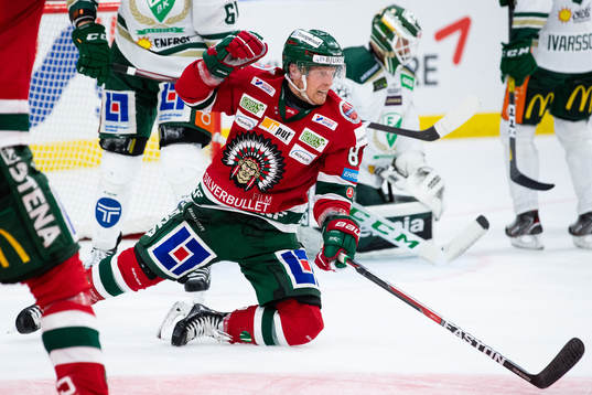 Frölundas Ryan Lasch jublar