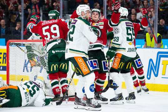 Frölundas Samuel Fagemo jublar