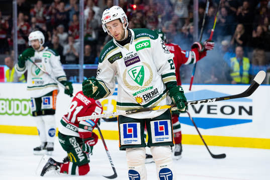 Färjestads Per Åslund deppar