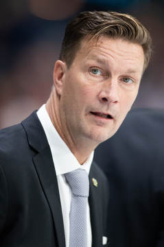Färjestads huvudtränare Johan Pennerborn