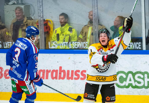 Luleås Austin Farley jublar
