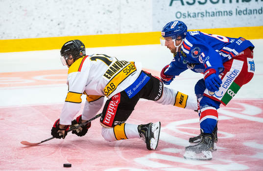 Oskarshamns Emil Wahlberg och Luleås Einar Emanuelsson