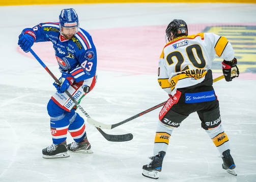 uOskarshamns Nichlas Hardt och Luleås Jack Connolly
