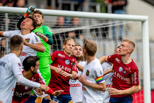 under fotbollsmatchen i Superettan mellan Örgryte och