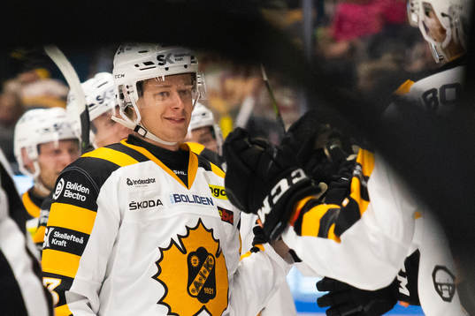 Skellefteås Jacob Andersson jublar