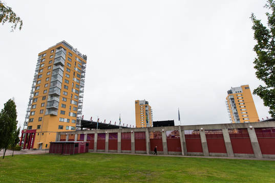 Exteriör av Tunavallen