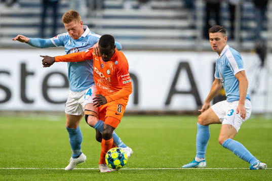 Malmö FFs Anders Christiansen och AFC Eskilstunas Michael