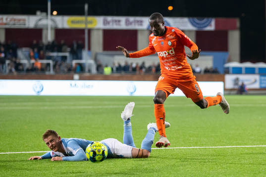 Malmö FFs Anders Christiansen och AFC Eskilstunas Michael