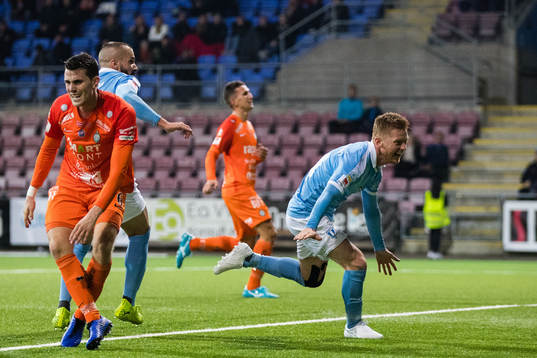 Malmö FFs Anders Christiansen jublar