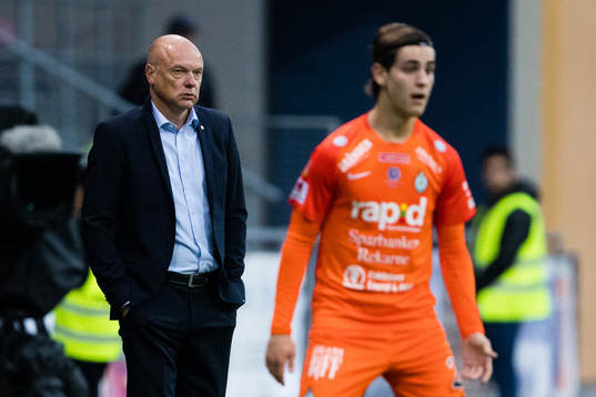Malmö FFs tränare Uwe Rösler och AFC Eskilstunas Adi