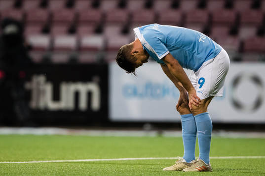 Malmö FFs Markus Rosenberg deppar