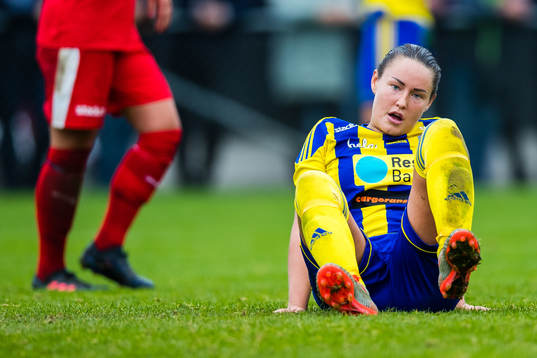 Eskilsminnes Rebecca Johansson deppar