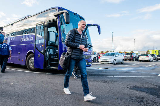 Bjørn Erik Melland, head of sports at Aalesund, arrives
