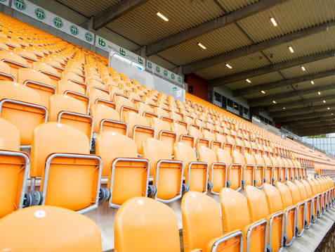 Solid Park Arena innan fotbollsmatchen i Superettan mellan