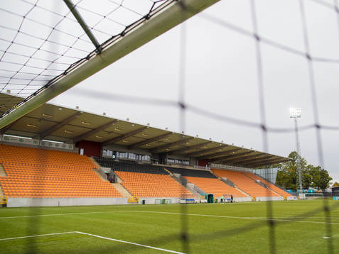 Solid Park Arena innan fotbollsmatchen i Superettan mellan