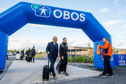 Lars Bohinen, head coach of Aalesund,  and Andrea Loberto,