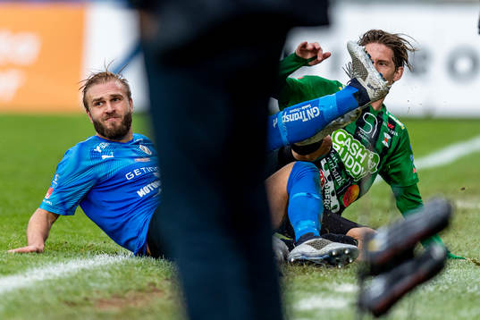 Halmstads Jesper Westerberg mot Varbergs Robin Book