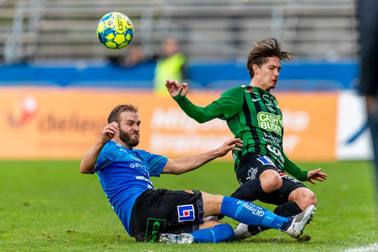 Halmstads Jesper Westerberg mot Varbergs Robin Book