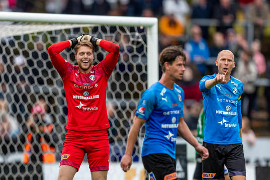 Halmstads målvakt Malkolm Nilsson