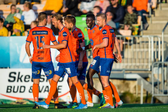 Pape Habib Gueye of Aalesund celebrates