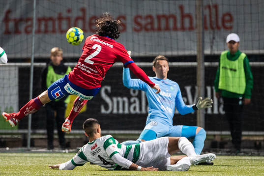 Östers Mattias Pavic gör 0-1