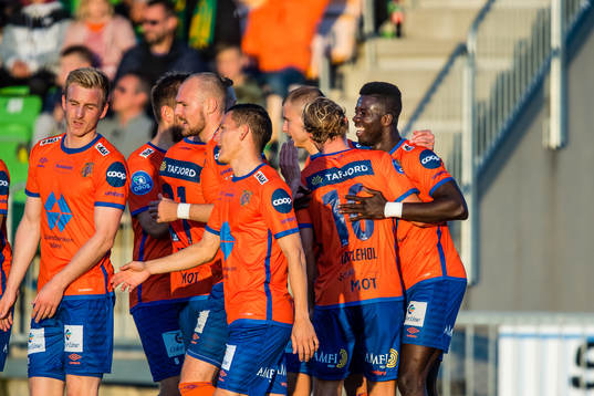 Pape Habib Gueye of Aalesund celebrates