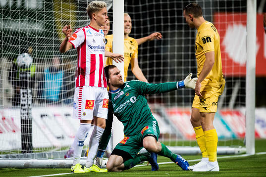 Goalkeeper Gudmund Kongshavn of Tromsø