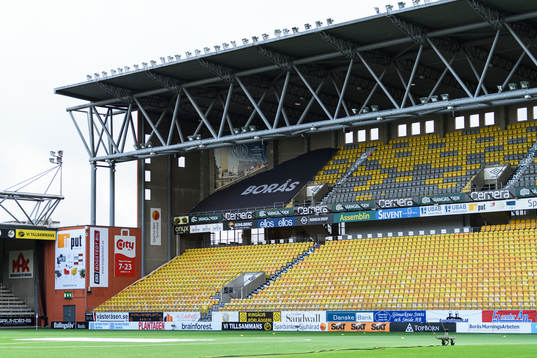 Generell vy på Borås arena