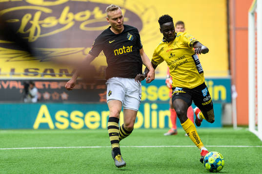 s Kolbeinn Sigthorsson och Elfsborgs Joseph Okumu