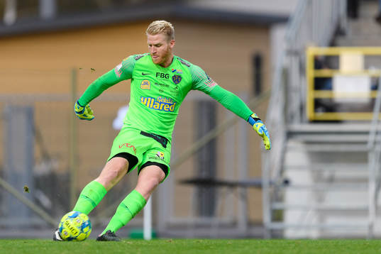 Falkenbergs målvakt Hampus Nilsson