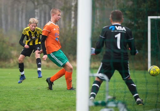 i matchen för pojkar födda 2006 mellan IFK Hässleholm